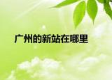 广州的新站在哪里