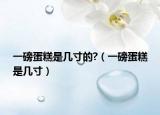 一磅蛋糕是几寸的?（一磅蛋糕是几寸）