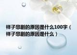 祥子悲剧的原因是什么100字（祥子悲剧的原因是什么）