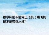 铁水杯能不能带上飞机（乘飞机能不能带铁水杯）