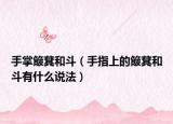 手掌簸萁和斗（手指上的簸萁和斗有什么说法）