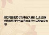 钢结构图纸符号代表含义是什么介绍(钢结构图纸符号代表含义是什么详细情况如何)