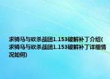 求骑马与砍杀战团1.153破解补丁介绍(求骑马与砍杀战团1.153破解补丁详细情况如何)