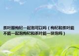 茶叶跟枸杞一起泡可以吗（枸杞和茶叶能不能一起泡枸杞和茶叶能一块泡吗）