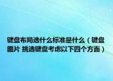 键盘布局选什么标准是什么（键盘图片 挑选键盘考虑以下四个方面）