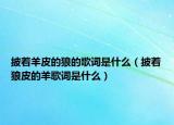 披着羊皮的狼的歌词是什么（披着狼皮的羊歌词是什么）