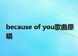 because of you歌曲原唱