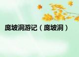 庞坡洞游记（庞坡洞）
