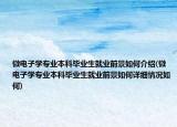 微电子学专业本科毕业生就业前景如何介绍(微电子学专业本科毕业生就业前景如何详细情况如何)