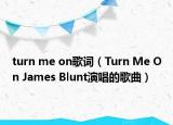 turn me on歌词（Turn Me On James Blunt演唱的歌曲）