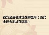 西安全运会地址在哪里呀（西安全运会地址在哪里）