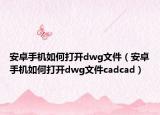 安卓手机如何打开dwg文件（安卓手机如何打开dwg文件cadcad）