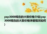 psp3000现在的大致价格介绍(psp3000现在的大致价格详细情况如何)