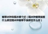 翡翠冰种和糯冰哪个好（糯冰种翡翠摸着什么感觉糯冰种翡翠手摸感觉怎么样）