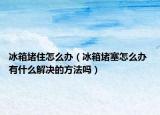 冰箱堵住怎么办（冰箱堵塞怎么办 有什么解决的方法吗）
