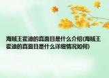 海贼王霍迪的真面目是什么介绍(海贼王霍迪的真面目是什么详细情况如何)