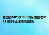 爱国者MP5(E895介绍 爱国者MP5 E895详细情况如何)