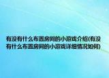 有没有什么布置房间的小游戏介绍(有没有什么布置房间的小游戏详细情况如何)