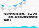 fluent的流体仿真例子（FLUENT——流体工程仿真计算实例与应用 第2版）