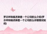 罗志祥和杨丞琳是一个公司的么介绍(罗志祥和杨丞琳是一个公司的么详细情况如何)