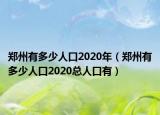郑州有多少人口2020年（郑州有多少人口2020总人口有）