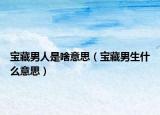 宝藏男人是啥意思（宝藏男生什么意思）
