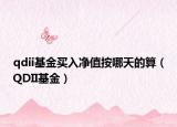 qdii基金买入净值按哪天的算（QDII基金）