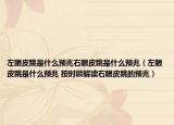 左眼皮跳是什么预兆右眼皮跳是什么预兆（左眼皮跳是什么预兆 按时辰解读右眼皮跳的预兆）