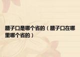 腊子口是哪个省的（腊子口在哪里哪个省的）
