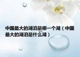 中国最大的湖泊是哪一个湖（中国最大的湖泊是什么湖）