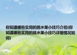 你知道哪些实用的挑水果小技巧介绍(你知道哪些实用的挑水果小技巧详细情况如何)