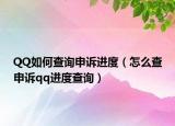 QQ如何查询申诉进度（怎么查申诉qq进度查询）