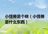 小怪兽是个啥（小怪兽是什么东西）