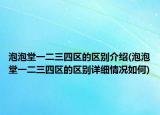 泡泡堂一二三四区的区别介绍(泡泡堂一二三四区的区别详细情况如何)