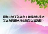 瓷杯生锈了怎么办（陶瓷水杯生锈怎么办陶瓷水杯生锈怎么清洗掉）