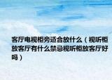 客厅电视柜旁适合放什么（视听柜放客厅有什么禁忌视听柜放客厅好吗）