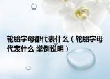 轮胎字母都代表什么（轮胎字母代表什么 举例说明）