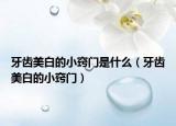 牙齿美白的小窍门是什么（牙齿美白的小窍门）