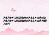 淘宝商家不给开发票如何向淘宝官方投诉介绍(淘宝商家不给开发票如何向淘宝官方投诉详细情况如何)
