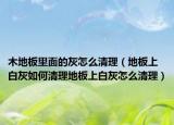 木地板里面的灰怎么清理（地板上白灰如何清理地板上白灰怎么清理）