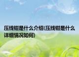 压线钳是什么介绍(压线钳是什么详细情况如何)