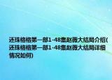 还珠格格第一部1-48集赵薇大结局介绍(还珠格格第一部1-48集赵薇大结局详细情况如何)