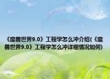 《魔兽世界9.0》工程学怎么冲介绍(《魔兽世界9.0》工程学怎么冲详细情况如何)
