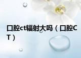 口腔ct辐射大吗（口腔CT）