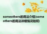 someothers的用法介绍(someothers的用法详细情况如何)
