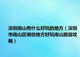 深圳南山有什么好玩的地方（深圳市南山区哪些地方好玩南山旅游攻略）