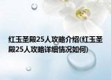 红玉圣殿25人攻略介绍(红玉圣殿25人攻略详细情况如何)