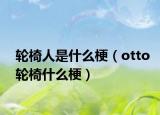 轮椅人是什么梗（otto轮椅什么梗）