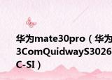 华为mate30pro（华为3ComQuidwayS3026C-SI）
