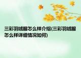 三彩羽绒服怎么样介绍(三彩羽绒服怎么样详细情况如何)